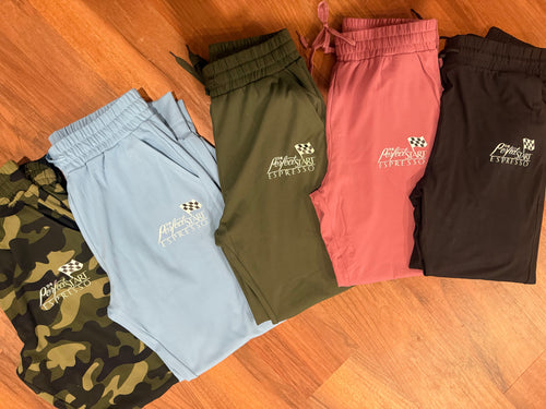 Black Womens Joggers LARGE